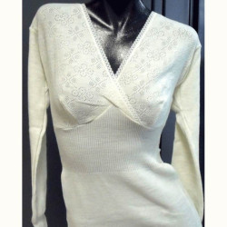 GICIPI MAGLIA DONNA MISTO LANA MANICA LUNGA 155