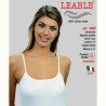 LEABLE 6 TOP DONNA TAGLIE FORTI COTONE SPALLINA STRETTA 1403