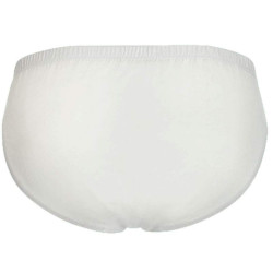 CIELLEGI 6 SLIP UOMO TAGLIE FORTI FILO DI SCOZIA 1500 BIANCO