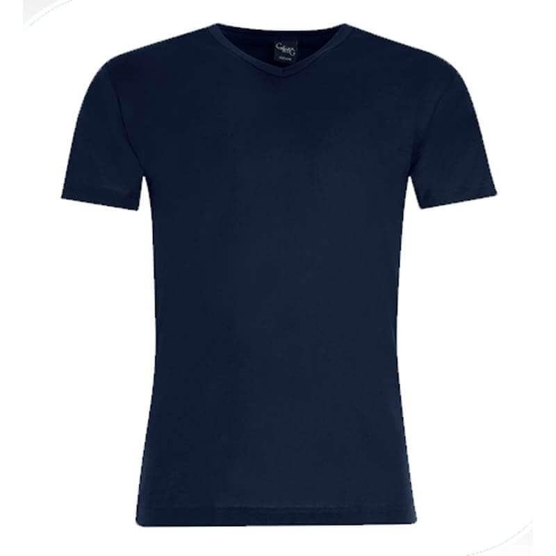 CIELLEGI 3 T-SHIRT UOMO SCOLLO A V FILO DI SCOZIA 701 COLORATO