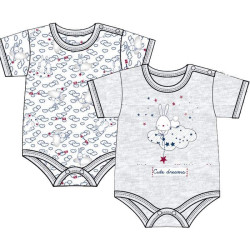 LP 2 BODY BABY COTONE INTERLOCK MEZZA MANICA FANTASIA