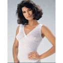 HENRI 6 CANOTTA DONNA TAGLIE FORTI COTONE SPALLA LARGA 127