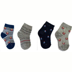 LEONDORO 6 PAIA CALZA BABY CALDOCOTONE CORTA 101/C