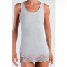 JADEA TOP DONNA SPALLA LARGA COTONE MODAL 4328