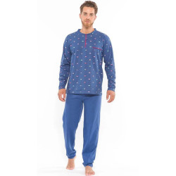 GARY PIGIAMA UOMO TAGLIE FORTI COTONE L60011