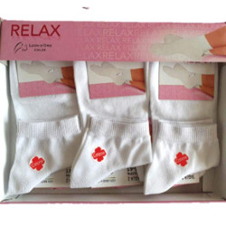 LEONDORO 6 PAIA CALZA DONNA COTONE CORTA 560/2