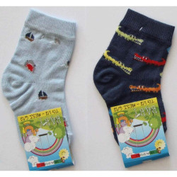 LEONDORO 6 PAIA CALZA BABY COTONE CORTA 402/C