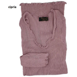 TRE-VI MAGLIA DONNA LANA E SETA MANICA LUNGA 216