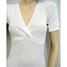 GICIPI MAGLIA DONNA MISTO LANA MANICA CORTA 105