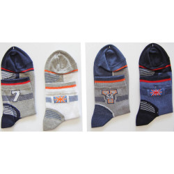 LEONDORO 6 PAIA CALZA BIMBI COTONE CORTA 302/M