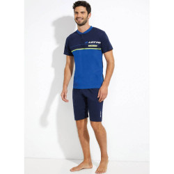 LOTTO PIGIAMA UOMO TAGLIE FORTI COTONE LP1061/C