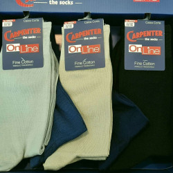 CARPENTER 12 PAIA CALZA UOMO COTONE CORTA 0106