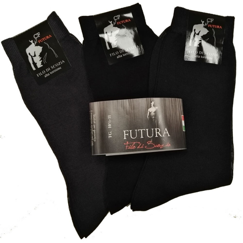 FUTURA 4 PAIA CALZA UOMO COTONE CORTA 101