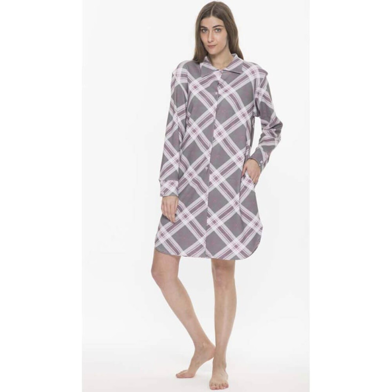 GARY CAMICIA DA NOTTE DONNA CALDOCOTONE INTERLOCK Q50038
