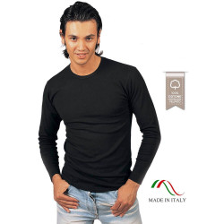 LEABLE 3 T-SHIRT UOMO COTONE INTERLOCK MANICA LUNGA 347