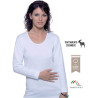 LEABLE 3 MAGLIA DONNA TAGLIE FORTI CALDOCOTONE MANICA LUNGA 260