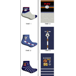 SCOPRI 12 PAIA CALZA BIMBO COTONE CORTA FLASH