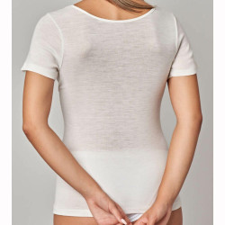 GICIPI MAGLIA DONNA MANICA CORTA MISTO LANA 424