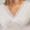 GICIPI MAGLIA DONNA MANICA CORTA MISTO LANA 424