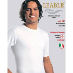 LEABLE T-SHIRT UOMO MM GIROCOLLO 201