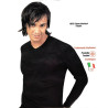 LEABLE 3 T-SHIRT UOMO TAGLIE FORTI COTONE INTERLOCK SCOLLO A V 348