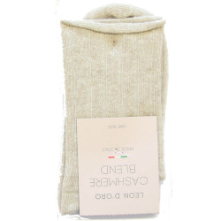 LEONDORO 6 PAIA CALZA DONNA CASHMERE CORTA 703