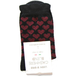 LEONDORO 6 PAIA CALZA DONNA CASHMERE CORTA 732 MADRID