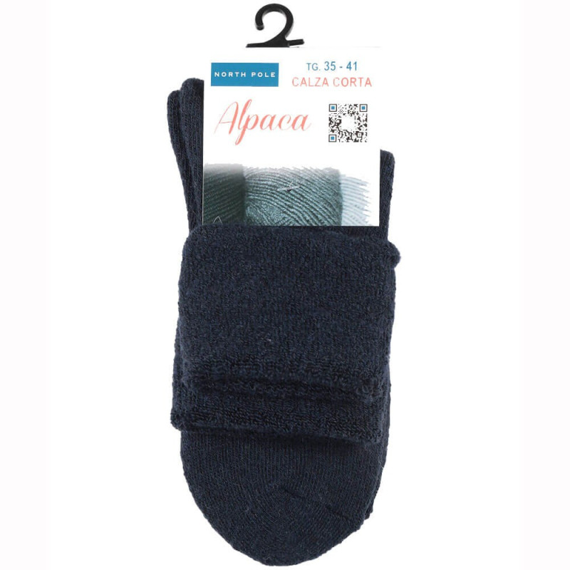 NORTH POLE 12 PAIA CALZA DONNA ALPACA CORTA 04 BIS