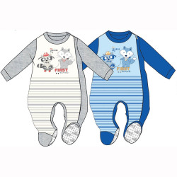 ELLEPI PIGIAMONE BABY FELPA BL0858