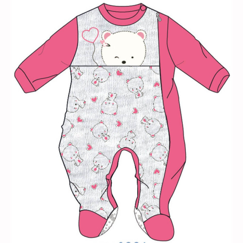 ELLEPI PIGIAMONA BABY FELPA BL0861