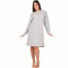 KAREL CAMICIA DA NOTTE DONNA CALDOCOTONE INTERLOCK KF5028