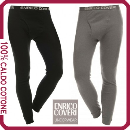 ENRICO COVERI MUTANDA UOMO GAMBA LUNGA CALDOCOTONE INTERLOCK EM1200