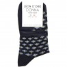 LEONDORO 6 PAIA CALZA DONNA FILO DI SCOZIA CORTA 514 TRIS LINDA