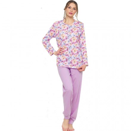 GARY PIGIAMA DONNA TAGLIE FORTI COTONE U50056CONF