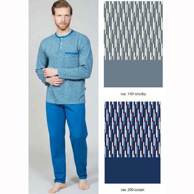 BIP BIP PIGIAMA UOMO TAGLIE FORTI COTONE 3658