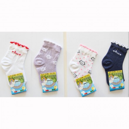 LEONDORO 6 PAIA CALZA BABY COTONE CORTA 406/C