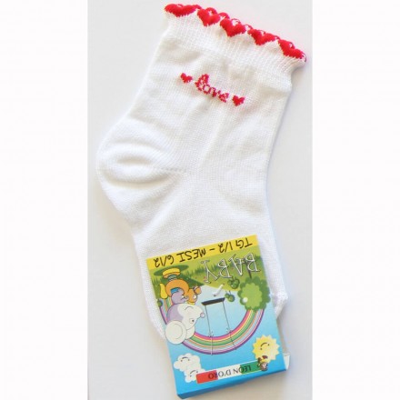 LEONDORO 6 PAIA CALZA BABY COTONE CORTA 406/C