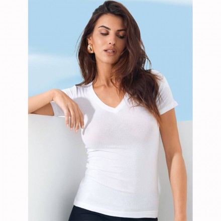 JADEA T-SHIRT DONNA MODAL E LINO 4632