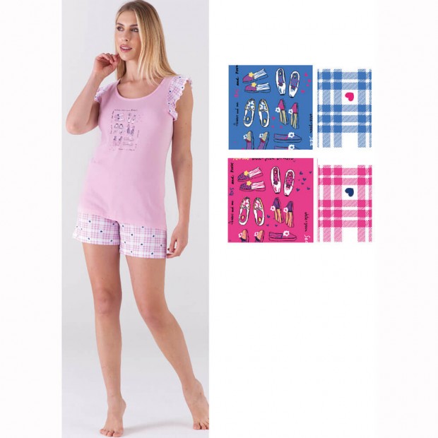 KAREL PIGIAMA DONNA COTONE KC6287