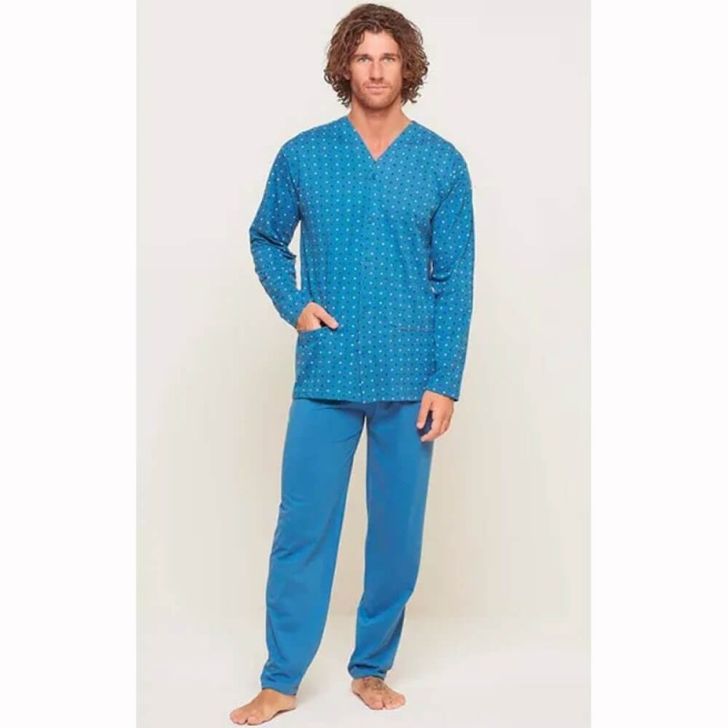 Pigiama uomo aperto cotone Gary U60003