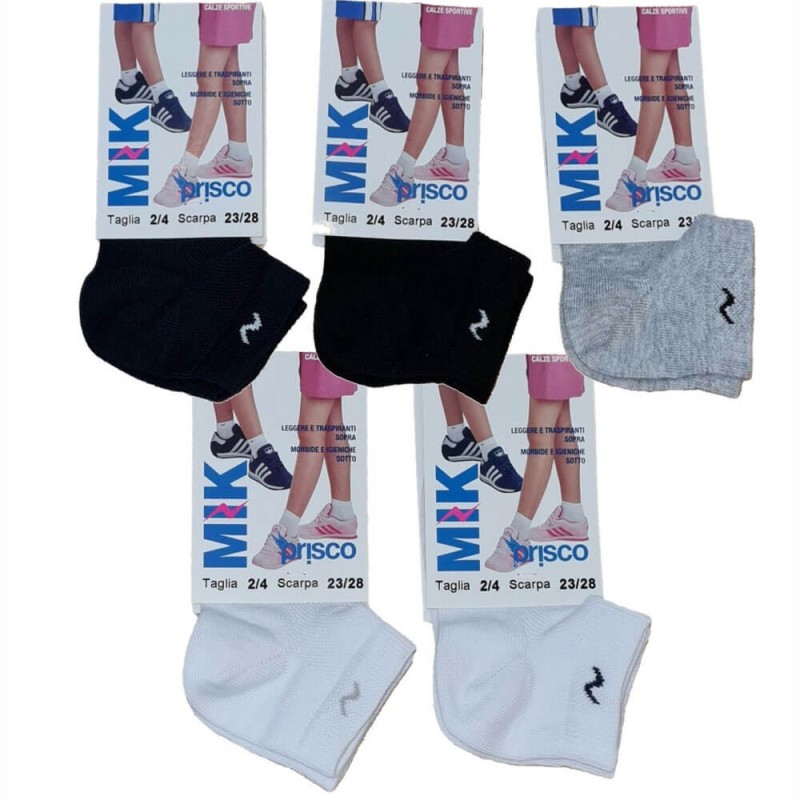 PRISCO 6 PAIA CALZA BAMBINI COTONE MIK