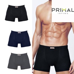 PRIMAL 4 BOXER UOMO TAGLIE FORTI COTONE ELASTICIZZATO 3211