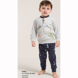 Pigiama baby caldocotone interlock Gary V10013