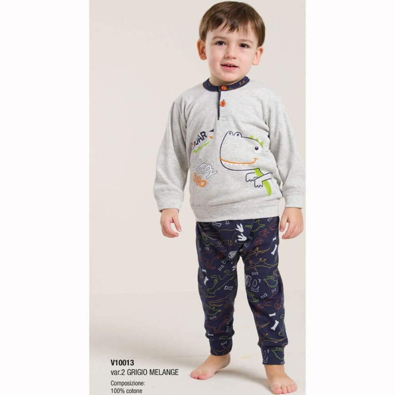 Pigiama baby caldocotone interlock Gary V10013