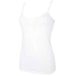 Top donna spalla stretta cotone elasticizzato cotonella GD006