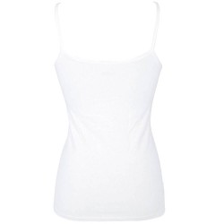 Top donna spalla stretta cotone elasticizzato cotonella GD006