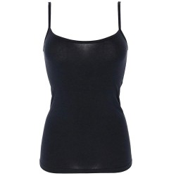Top donna spalla stretta cotone elasticizzato cotonella GD006