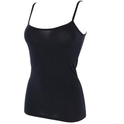 Top donna spalla stretta cotone elasticizzato cotonella GD006