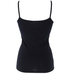 Top donna spalla stretta cotone elasticizzato cotonella GD006