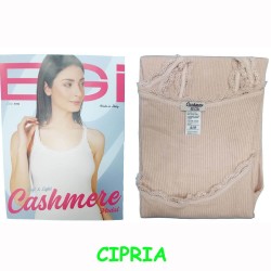 Canottiera donna spalla stretta cashmere modal Egi 5110
